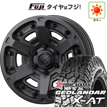 【新品】プラド/ハイラックス 夏タイヤ ホイール4本セット 265/70R17 ヨコハマ ジオランダー X-AT G016 クリムソン マーテルギア(MG) アーマーFF 17インチ