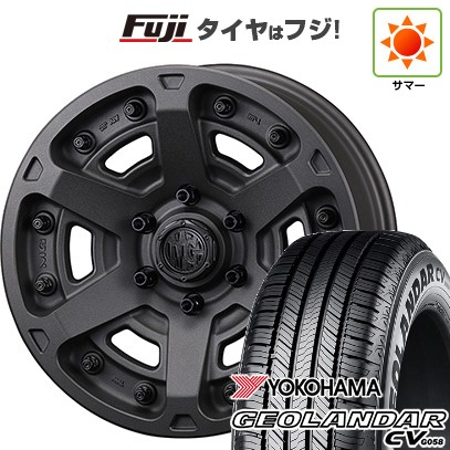 【新品国産車用 5穴114.3車】 夏タイア 車輪4本仕掛ける 225/60R18 ヨコハマ ジオランダー CV G058 クリムソン マーテルギア(MG) アーマーFF 18in 自動車-車、バイク、自転車-夏タイヤ、ホイールセット