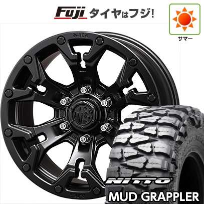 【新品】プラド/ハイラックス | サマータイヤ ホイール4本セット | 35X12.5R17 | ニットー マッドグラップラー | マーテルギア ゴーレム | 17インチ