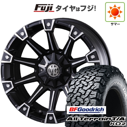 【新品】プラド/ハイラックス | サマータイヤ ホイール4本セット | 35X12.5R17 | BFG オールテレーンT/A KO2 RWL/RBL | マーテルギア モンスター | 17インチ