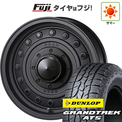 【新品】ジムニー 夏タイヤ ホイール4本セット 175/80R16 ダンロップ グラントレック AT5 クリムソン ディーン コロラド 16インチ