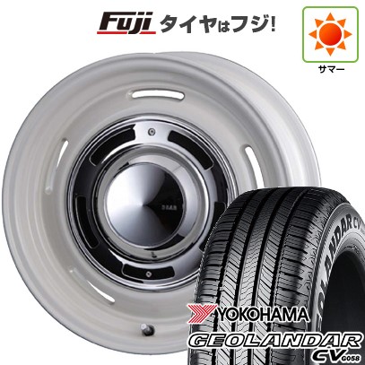 【新品国産車用 5穴114.3車】 夏タイヤ ホイール4本セット 225/60R18 ヨコハマ ジオランダー CV G058 クリムソン ディーン クロスカントリー 18インチ