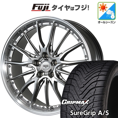 グリップマックス - 【新品国産車用5穴114.3】 | オール時期タイア 車輪4本仕掛ける | 225/40R18 | Sure Grip AS | ドルフレン ヒューバー 18in 自動車-車、バイク、自転車-オールシーズンタイヤ、ホイールセット