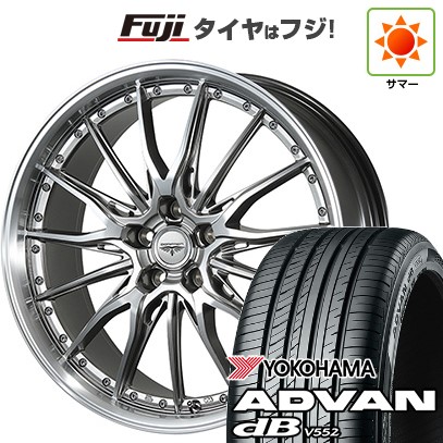 【新品国産車用 5穴114.3車】 夏タイヤ ホイール4本セット 245/40R21 ヨコハマ アドバン dB V552(特価限定) トピー ドルフレン ヒューバー 21インチ