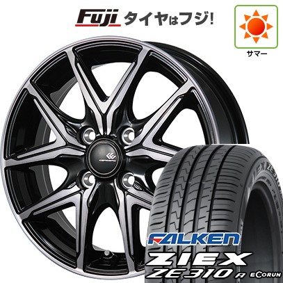 ZIEX 【新品国産車用 4穴100車】 夏タイヤ ホイール4本セット 185