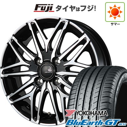 BluEarth 【新品国産車用 4穴100車】 夏タイヤ ホイール4本セット 185 