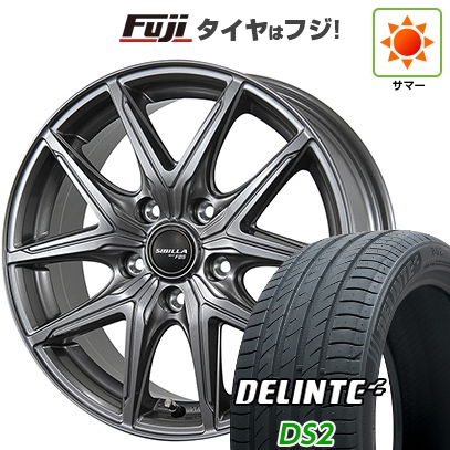 【新品】シエンタ 2015-22 | 夏タイヤ ホイール4本セット | 185/60R15 | デリンテ DS2(限定) | トピー シビラ NEXT F05 | 6J 15インチ