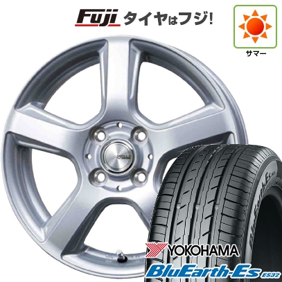 【新品国産車用4穴100】 | 夏タイヤ ホイール4本セット | 185/65R14 | ヨコハマ ブルーアース ES32 | トピー シビラ V-88 | 5J 14インチ