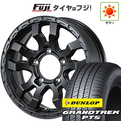 【新品】ジムニー 夏タイヤ ホイール4本セット 175/80R16 ダンロップ グラントレック PT5 トピー ヴァブロ RR-01 16インチ