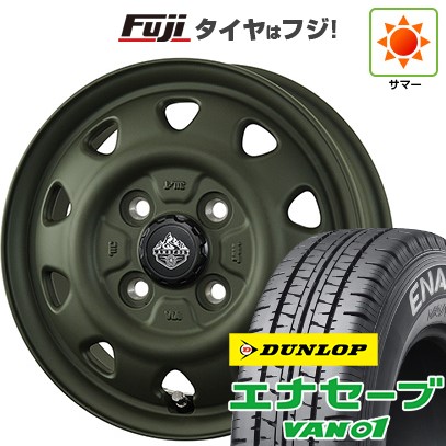 エナセーブ - 【新品】労働者階級ボックス席/サクシード(160系) 夏タイア 車輪4本仕掛ける 155/80R14 88/86N ダンロップ VAN01 トピー ランドフット SWZ 14in タイヤ、ホイール-自動車-夏タイヤ、ホイールセット
