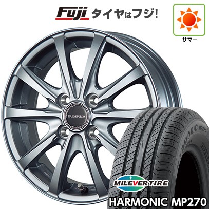 【新品国産車用 4穴100車】 夏タイア 車輪4本仕掛ける 185/55R15 ミ生き胆 ハーモニック MP270(押さえる) ブリヂストン バルミナ LS10 15in 自動車-タイヤ、ホイール
