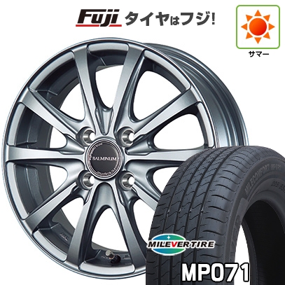 【新品国産車用4穴100】 | 夏タイヤ ホイール4本セット | 185/60R15 | ミレバー ミレコンフォート MP071(限定) | ブリヂストン バルミナ LS10 | 15インチ