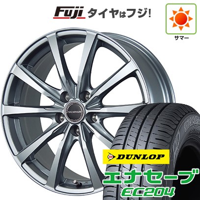タイヤ走行短め【DUNLOP ENASAVE EC204 185/60R15】夏タイヤ【BALMINUM 15インチ 6J5HPCD100+43】23年製 170系シエンタ等　(VTI121) エナセーブ 【新品】シエンタ 2015-22 夏タイヤ ホイール4本セット 185