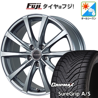 【新品国産車用5穴114.3】 | オールシーズンタイヤ ホイール4本セット | 225/55R18 | グリップマックス Sure Grip AS | バルミナ LS10 18インチ