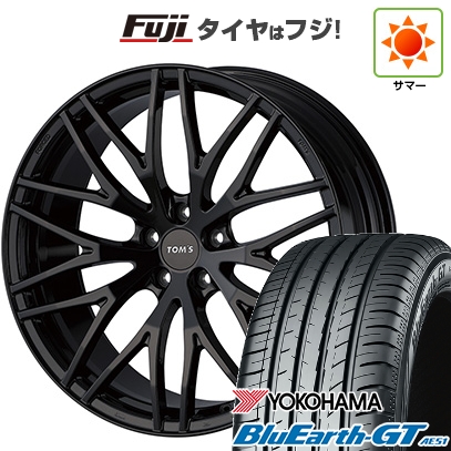 BluEarth - 【新品国産車用5穴114.3】 | 夏タイア 銀輪4本仕かける | 225/45R19 | ヨコハマ 青味地びた GT AE51 | TOMS トムス(トヨタ車専用) TWF02 | 19in