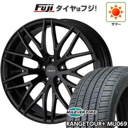 【新品国産車用5穴114.3】 | 夏タイヤ ホイール4本セット | 235/40R19 | ミレバー MU069 | TOMS トムス(トヨタ車専用) TWF02 | 19インチ