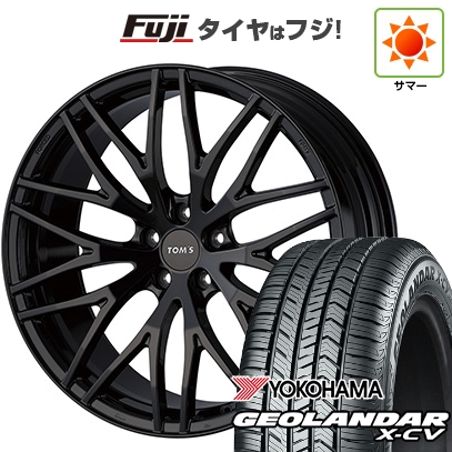 【新品国産車用5穴114.3】 | 夏タイヤ ホイール4本セット | 235/55R19 | ヨコハマ ジオランダー X-CV G057 | TOMS トムス(トヨタ車専用) TWF02 | 8.5J 19インチ