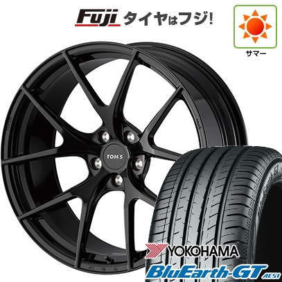 BluEarth - 【新品国産車用5穴114.3】 | 夏タイア 銀輪4本仕かける | 225/45R19 | ヨコハマ 青味地びた GT AE51 | TOMS トムス(トヨタ車専用) TWF03 | 19in