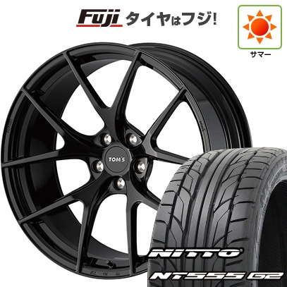 パンク保証付き 新品 40系アルファード  | 夏タイヤ ホイール4本セット | 245/45R20 | ニットー NT555 G2 | TOMS トムス(TOYOTA用) TWF03 20インチ