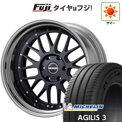 【新品】ハイエース200系 夏タイヤ ホイール4本セット 215/60R17 109/107T ミシュラン アジリス3 ファブレス ヴァローネ LM-9 2P 17インチ