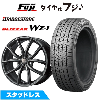 【新品】カイエン スタッドレスタイヤ ホイール4本セット 275/45R20 ブリヂストン ブリザック WZ-1 ユーロテック MP-LINE(マットチタニウム)9J 20インチ
