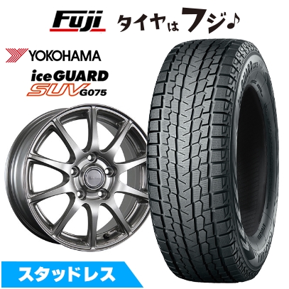新品40系アルファード/ヴェルファイア用 スタッドレスタイヤ ホイール4本セット 225/65R17 アイスガード SUV G075 エコフォルム SE-23 トヨタ車専用 17インチ