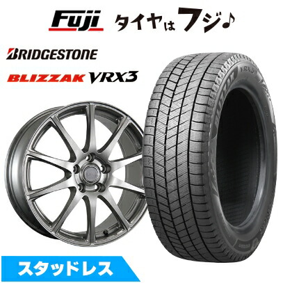 【新品】60系プリウス用 スタッドレスタイヤ ホイール4本セット 195/50R19 ブリザック VRX3 ブリヂストン エコフォルム SE-23 トヨタ車専用 6.5J 19インチ