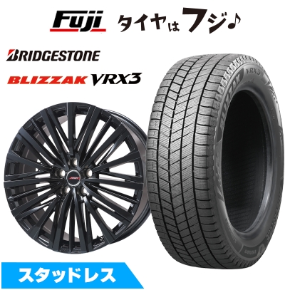 【新品国産車用 5穴114.3車】 スタッドレスタイヤ ホイール4本セット ブリヂストン ブリザック VRX3 235/55R18 プレミックス MER-V 7J 18インチ