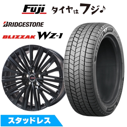 【新品】レクサスLBX スタッドレスタイヤ ホイール4本セット 225/55R18 ブリヂストン ブリザック WZ-1 プレミックス MER-V (R14ボルト) 7J 18インチ