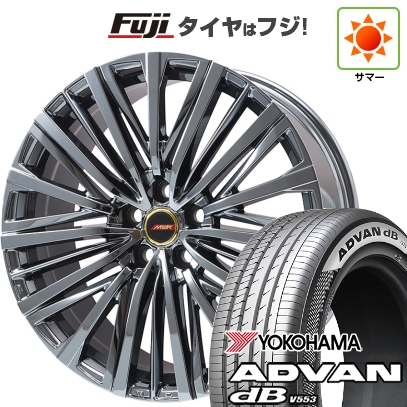 【新品】40系アルファード/ヴェルファイア用 | 夏タイヤ ホイール4本セット | 245/45R20 | ヨコハマ アドバン dB V553 | MER-V SBC(平座ナット) | 20インチ