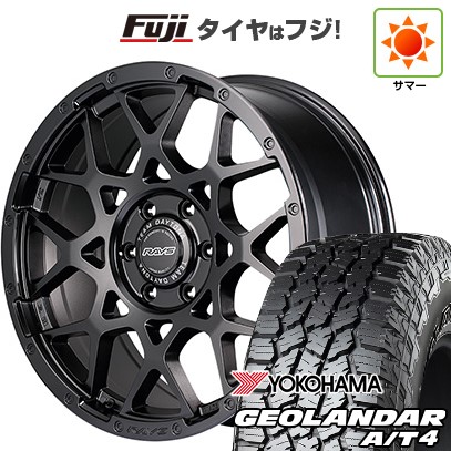 【新品】ランクル300 夏タイヤ ホイール4本セット 275/55R20 ヨコハマ ジオランダー A/T4 G018 RBL RAYS レイズ デイトナ M8 BLACK EDITION 20インチ