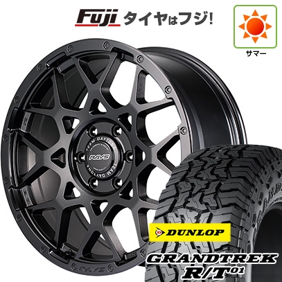 新品 ランクル300 夏タイヤ ホイール4本セット 275/55R20 ダンロップ グラントレック R/T01 RBL RAYS レイズ デイトナ M8 BLACK EDITION 9J 20インチ
