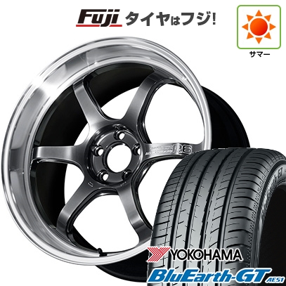 PIRELLI - 【新品国産車用 5穴100車】 夏タイア 車輪4本仕掛ける 215/40R18 ヨコハマ 青碧地びた GT AE51 ヨコハマ アドバンレーシング R6 18in 夏タイヤ、ホイールセット-車、バイク、自転車