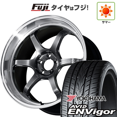 【新品国産車用 5穴114.3車】 夏タイヤ ホイール4本セット 225/45R18 ヨコハマ エイビッド エンビガーS321 ヨコハマ アドバンレーシング R6 18インチ