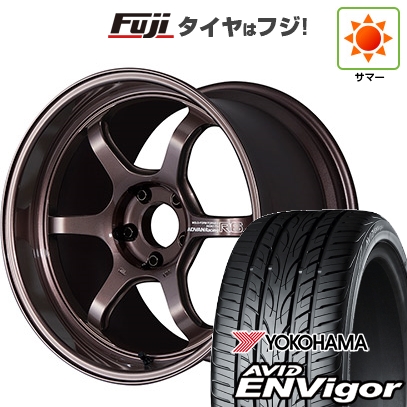 【新品国産車用 5穴114.3車】 夏タイヤ ホイール4本セット 225/50R18 ヨコハマ エイビッド エンビガーS321 ヨコハマ アドバンレーシング R6 18インチ