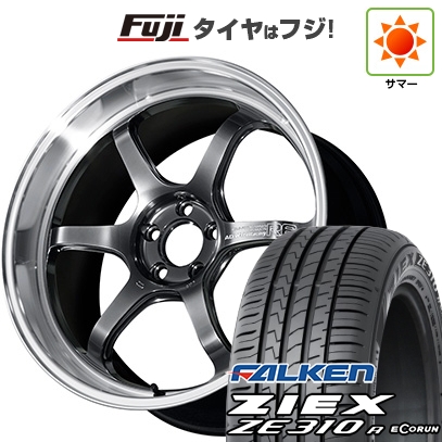 【新品国産車用5穴114.3】 | 夏タイヤ ホイール4本セット | 225/40R18 | ジークス ZE310R エコラン(限定) | ADVAN Racing R6 18インチ