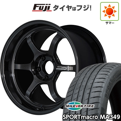 【新品国産車用5穴114.3】 | 夏タイア 車輪4本仕掛ける | 225/40R18 | ミ生き胆 MA349 | ヨコハマ アドバンレーシング R6 | 9J 18in 夏タイヤ、ホイールセット-タイヤ、ホイール