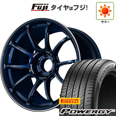 【新品国産車用 5穴114.3車】 夏タイヤ ホイール4本セット 225/50R18 ピレリ パワジー ヨコハマ アドバンレーシング RZ-F2 18インチ