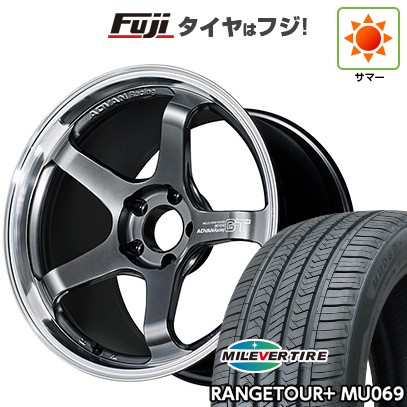 新品国産車用 5穴114.3車 夏タイヤ ホイール4本セット 235/40R19 ミレバー レンジツアープラスMU069 ヨコハマ アドバンレーシング GT ビヨンド 19インチ