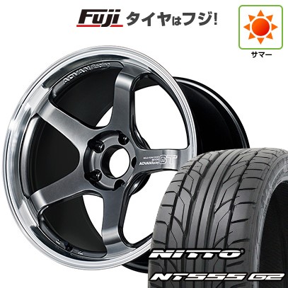 【パンク保証付き】【新品国産車用 5穴114.3車】 夏タイヤ ホイール4本セット 245/45R19 ニットー NT555 G2 ヨコハマ アドバンレーシング GT ビヨンド 19インチ