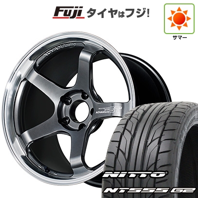 パンク保証付き 新品国産車用5穴100 | 夏タイヤ ホイール4本セット | 245/45R19 | ニットー NT555 G2 | ADVAN Racing GT ビヨンド 19インチ
