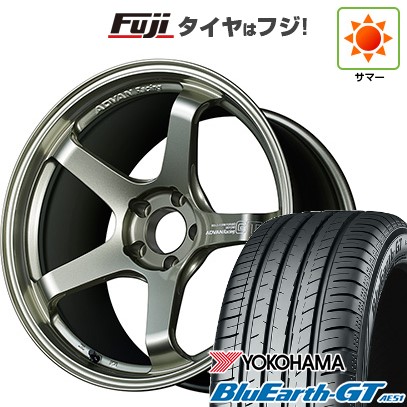 【新品国産車用 5穴114.3車】 夏タイヤ ホイール4本セット 225/40R19 ヨコハマ ブルーアース GT AE51 ヨコハマ アドバンレーシング GT ビヨンド 19インチ