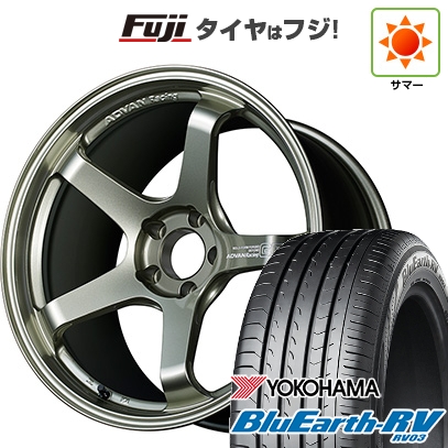 【パンク保証付き】【新品国産車用5穴114.3】 | 夏タイヤ ホイール4本セット | 225/45R19 | ブルーアース RV-03 | アドバンレーシング GT ビヨンド | 19インチ