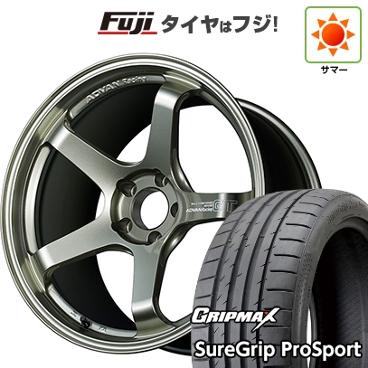 グリップマックス - 【新品国産車用5穴114.3】 | 夏タイア 車輪4本仕掛ける | 245/45R19 | シュアグリップ PRO SPORT BSW | アドバンレーシング GT ビヨンド | 9J 19in タイヤ、ホイール-車、バイク、自転車