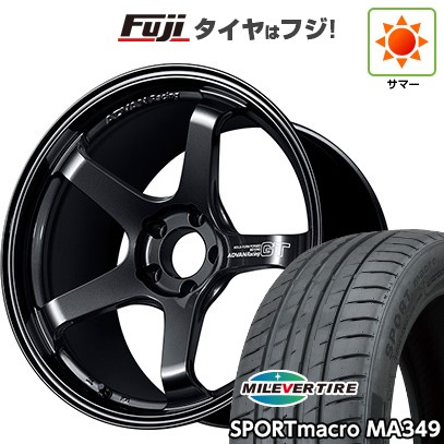【新品国産車用 5穴100車】 夏タイヤ ホイール4本セット 225/35R19 ミレバー スポーツマクロ MA349（限定） ヨコハマ アドバンレーシング GT ビヨンド 19インチ