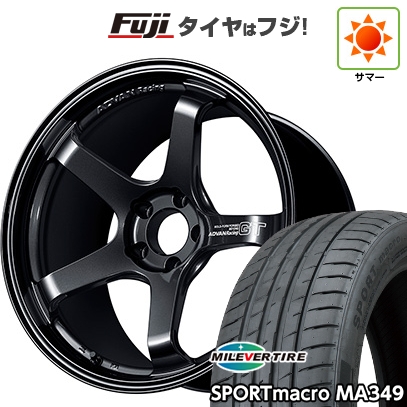 【新品国産車用5穴114.3】 | 夏タイヤ ホイール4本セット | 225/35R19 | ミレバー MA349 | ヨコハマ アドバンレーシング GT ビヨンド | 8.5J 19インチ