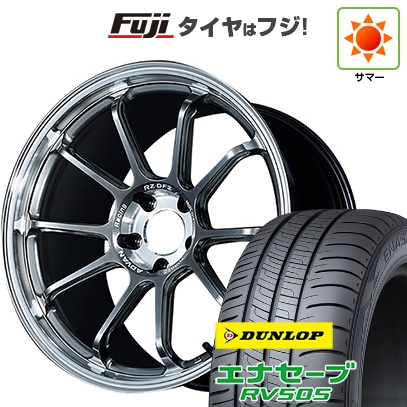 【新品国産車用5穴114.3】 | 夏タイヤ ホイール4本セット | 225/45R19 | ダンロップ エナセーブ RV505 | ヨコハマ アドバンレーシング RZ-DF2 | 19インチ