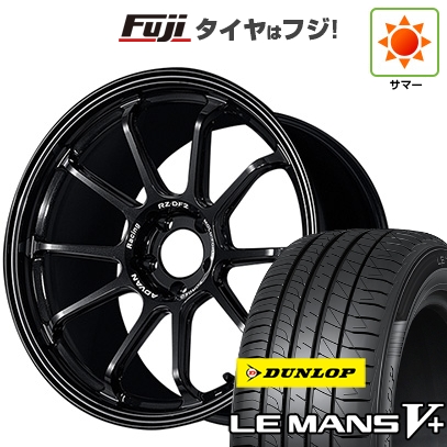 【新品国産車用5穴114.3】 | 夏タイヤ ホイール4本セット | 245/45R19 | ダンロップ ルマン V+ | アドバンレーシング RZ-DF2 | 19インチ