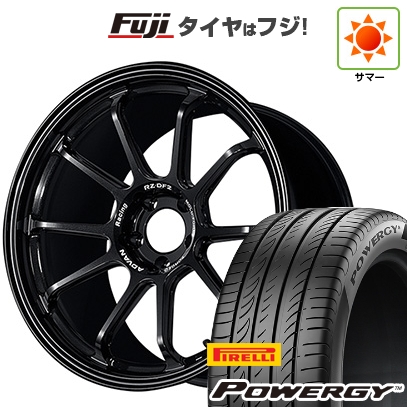 【新品国産車用5穴114.3】 | 夏タイヤ ホイール4本セット | 235/55R19 | ピレリ パワジー | ヨコハマ アドバンレーシング RZ-DF2 | 19インチ