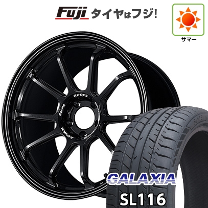 【新品国産車用5穴114.3】 | 夏タイヤ ホイール4本セット | 245/40R21 | ギャラクシア SL116(限定) | ヨコハマ アドバンレーシング RZ-DF2 | 9.5J 21インチ